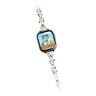 【猫狗总动员】适用华为fit4手表表带时尚创意金属卡通猫狗华为fit3表带高级感小众小香风夏天透气女款fitnew