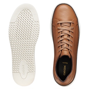 GEOX杰欧适2025秋冬男鞋真皮百搭平底休闲板鞋男商务通勤单鞋