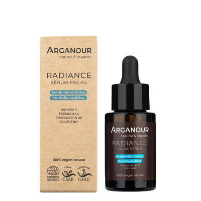 Arganour透明质酸积雪草面部精华液强效补水保湿紧致弹润抗皱抗老