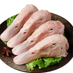 鸭头冷冻批发鸭头生鲜非六和鸭头整箱批发鸭货生鲜大号新鲜生鸭头