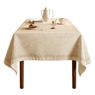 范居态度米雅中古风餐桌布法式轻奢布茶几盖布高级新年氛围感台布