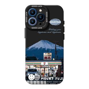 富士山雪山适用苹果13手机壳iPhone15山峰17Air风景17promax新款14plus高级感16小众12mini男11/xs/xr/x/8/7p