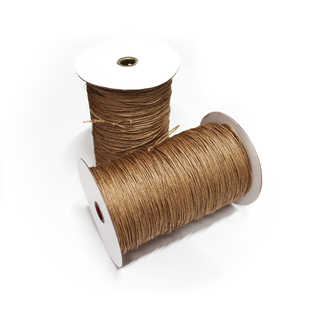 37#3股 偏黄 上蜡 麻蜡线 麻绳蜡绳子 过蜡黄麻线 吊牌线 手工DIY