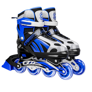 溜冰鞋男童轮滑鞋儿童全套装男孩滑轮鞋旱冰滑冰鞋直排女童初学者