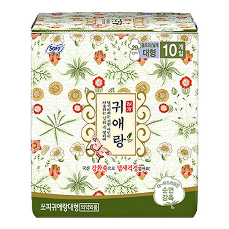 贵艾朗韩国进口中草药卫生巾日用