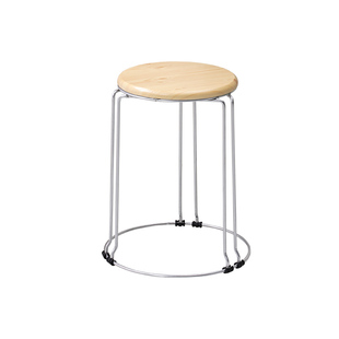 塑料折叠椅子圆凳子家用加厚实木餐桌方凳加高铁套凳餐馆特价包邮