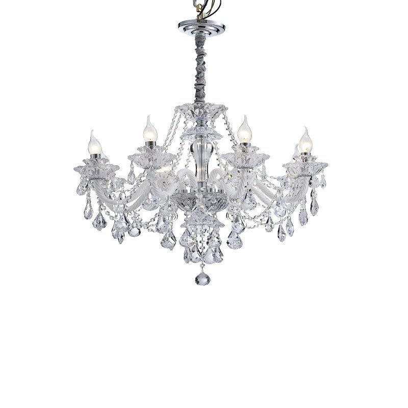 法式水晶吊灯客厅轻奢高档欧式灯卧室房间餐厅别墅复式楼蜡烛吊灯