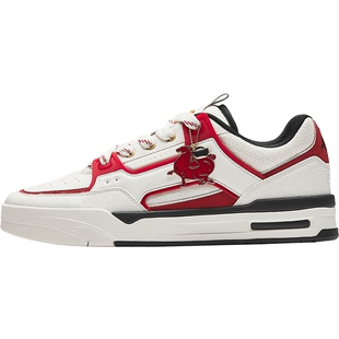 安踏骜杰马年新年红板鞋男商场款情侣女2026潮流运动鞋112618043