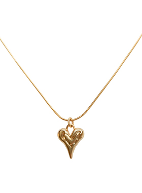 lhwindsor温莎珠宝融心金色项链