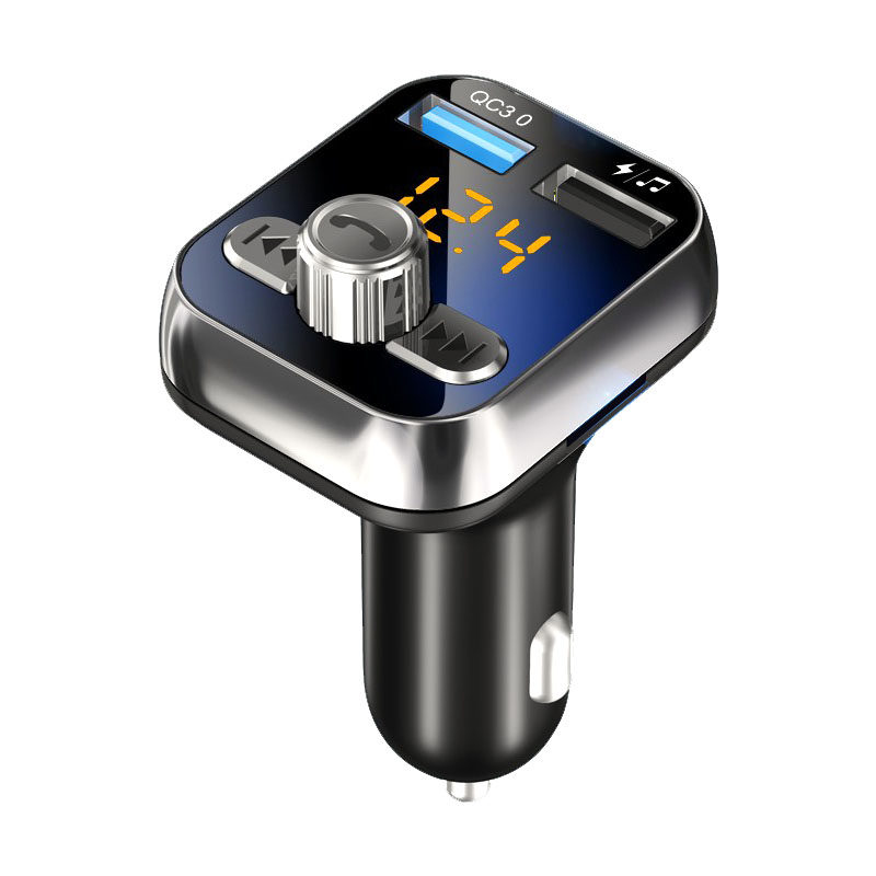 纽曼S12车载蓝牙接收器MP3音乐播放器通用usb插卡插优盘快充电器