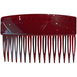 2025新款碎发齿梳简约百搭高级感蓬松公主头刘海倒插梳发饰头饰女