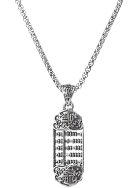 钛钢吊坠复古网红算盘衣服配饰