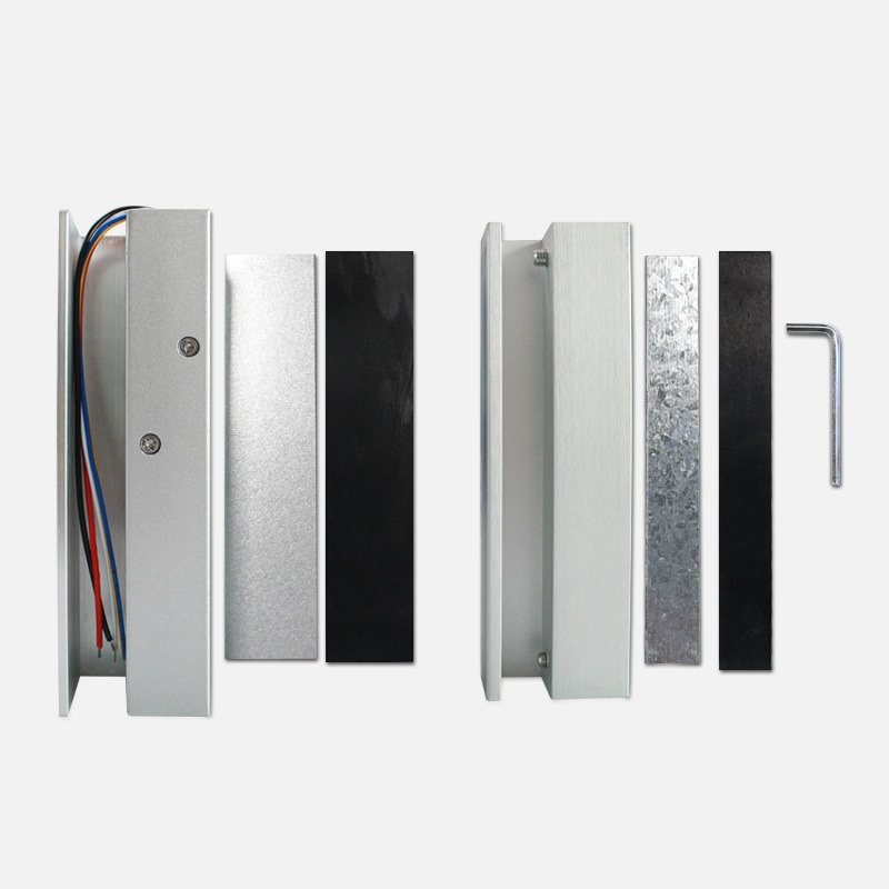 电子门禁锁玻璃门铁门电控锁电插锁锁锁门无锁电框禁插一体家用