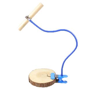 艾灸支架悬灸器具立式落地雷火灸粗草炙盒仪防烫夹子固定条柱工具