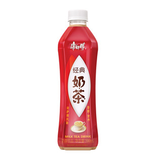康师傅奶茶500ml瓶装经典炼乳黑大红袍奶茶英式香浓奶茶饮料