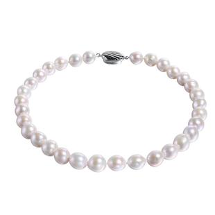 海蒂珠宝 卢浮之吻约10-13mm圆巴大颗粒淡水珍珠项链S925银扣百搭