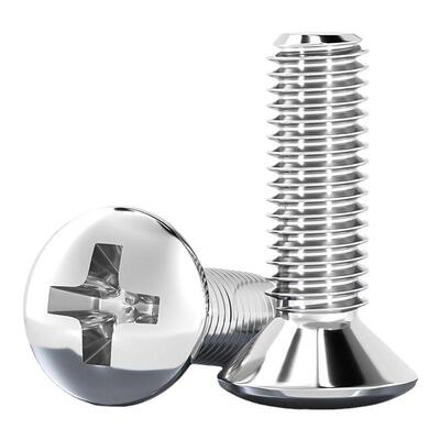 GB820304不锈钢半沉头十字螺丝