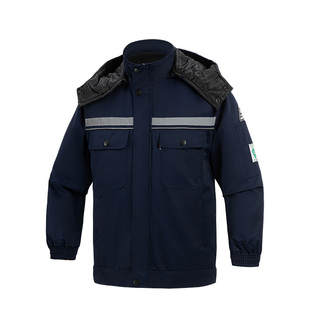 冬季防静电棉服工作服夹克电焊车间化工厂加厚耐磨防寒劳保服棉衣