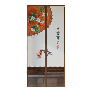 透风不透人门帘防走光卧室防隐私2024新款高档透光粘贴款透气防窥