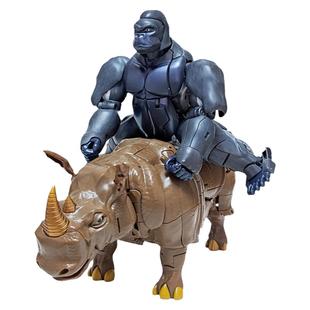 现货 犀牛勇士变形玩具mp超能勇士猩猩队长模型超能勇士手办金刚