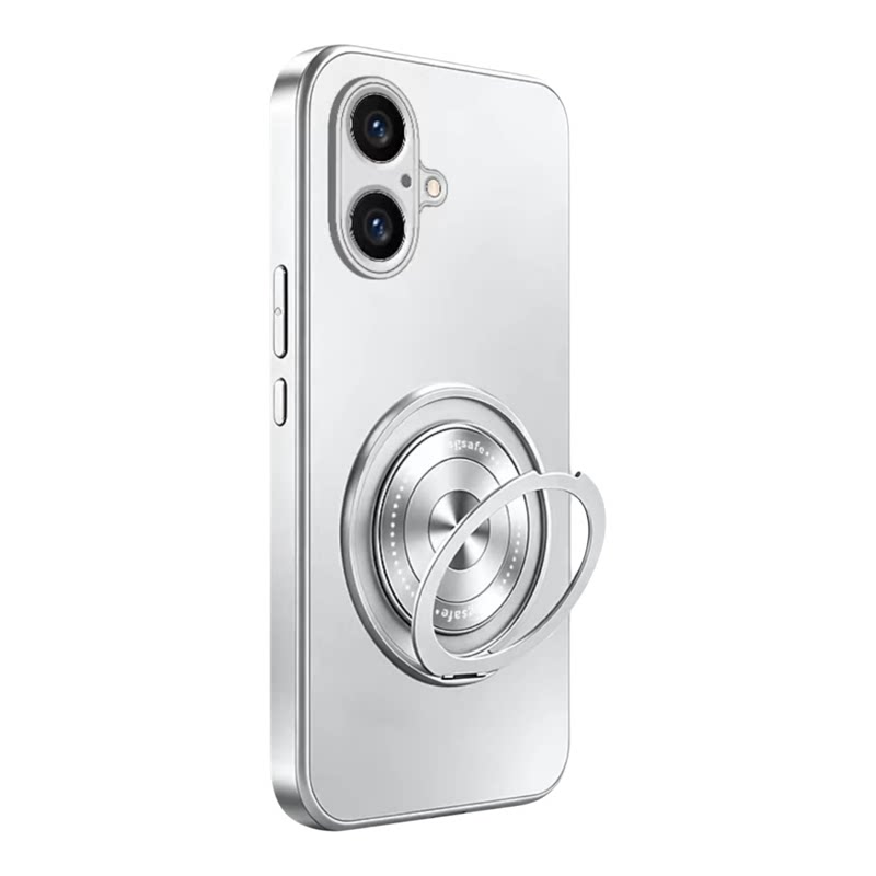 ag磨砂壳适用苹果17手机壳新款简约iPhone17pro/15/16外壳硅胶防摔不沾指纹磁吸支架苹果15promax保护壳男款