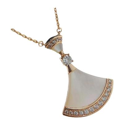 高品质白贝母小裙子项链女