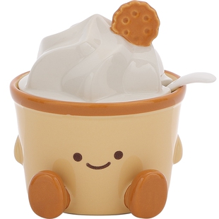 可爱调味罐子厨房创意调料罐佐料瓶盐罐糖罐新款带盖勺油盐味精罐