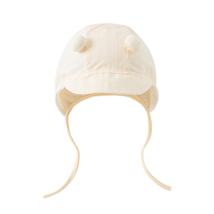 婴儿帽子薄款开春男小月龄宝宝婴幼儿遮阳帽夏外出防晒囟门帽夏天