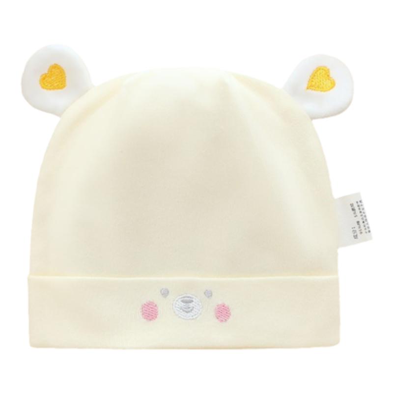 0-3月新生婴儿帽春秋棉质a类胎帽
