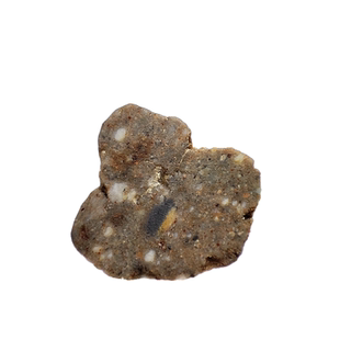 月球陨石长石角砾岩撒哈拉沙漠天然标本国际命名Laayoune 002月壤