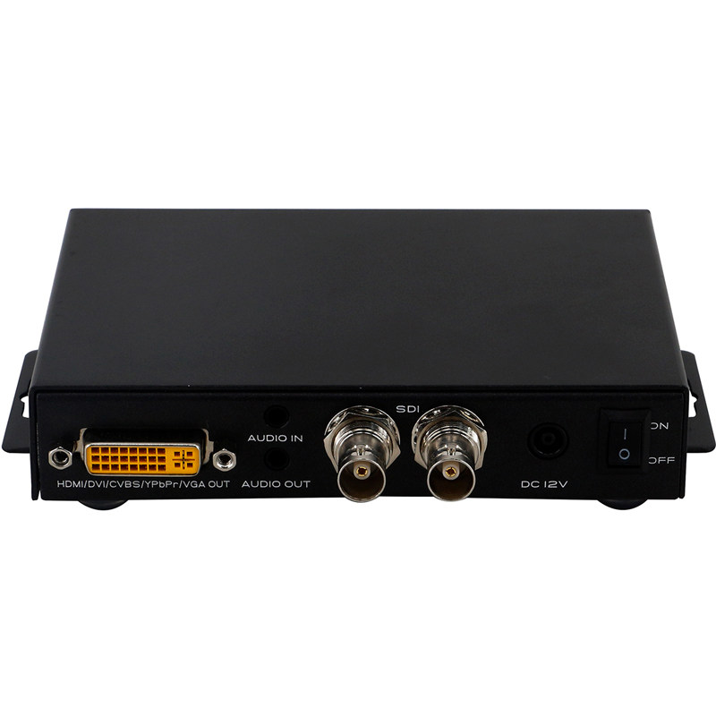 SDI转HDMI/DVI/CVBS/VGA/YPBPR变频转换器 音频加解嵌 分辨率可调