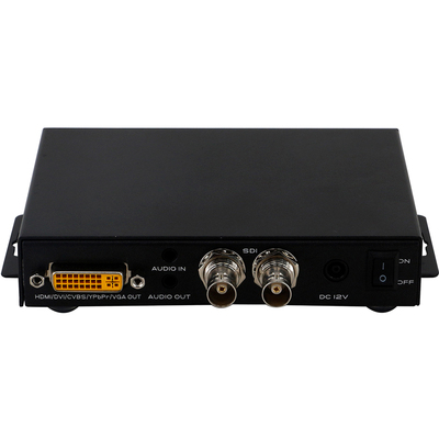 SDI转HDMI/DVI/CVBS/VGA/YPBPR变频转换器 音频加解嵌 分辨率可调