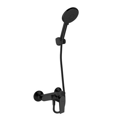 科勒家用淋浴黑色挂墙花洒