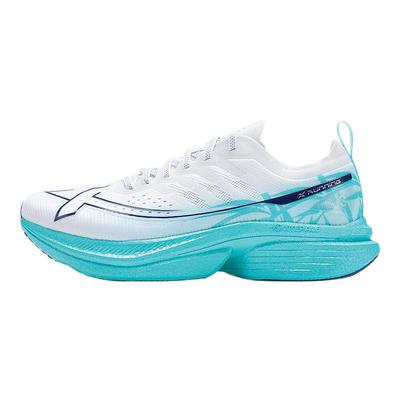 特步一体成型男鞋体育中考跑鞋