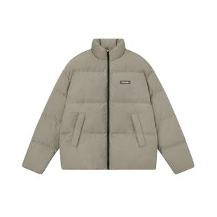 CHINISM丨鸭绒纯色短款羽绒服男冬季美式潮牌简约加厚保暖外套