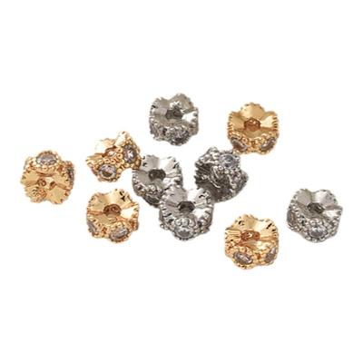 14K包金微镶锆石隔片隔珠