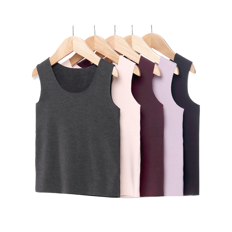 BBholiday 19秋冬儿童德绒背心无痕保暖男女中大宝童打底加绒内穿