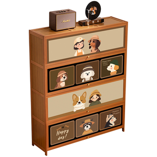 鞋架子多层家用门口入户带门鞋柜收纳柜一体靠墙简易新款爆款高档