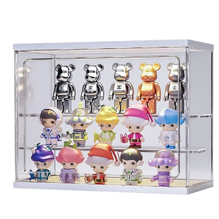 盲盒收纳展示架透明积木泡泡玛特展示盒摆件亚克力手办防尘展示柜