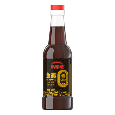 凤球唛正宗0添加鱼露500ml大瓶!