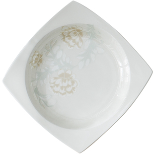 盘子菜盘家用骨瓷碟子景德镇高级感汤盘2026新款平盘陶瓷深盘餐盘