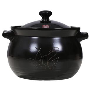 砂锅大容量特大号煤气灶专用煲汤家用燃气超大商用15L熬药罐10L锅