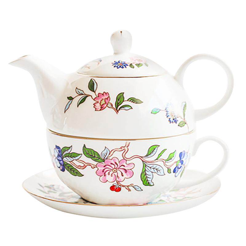 英国Aynsley雀鸟茶具子母壶