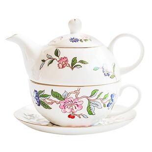 英国Aynsley安斯丽雀鸟高档精致骨瓷茶壶茶具套装子母壶杯碟家用