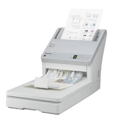 松下A4双面平板+馈纸扫描仪