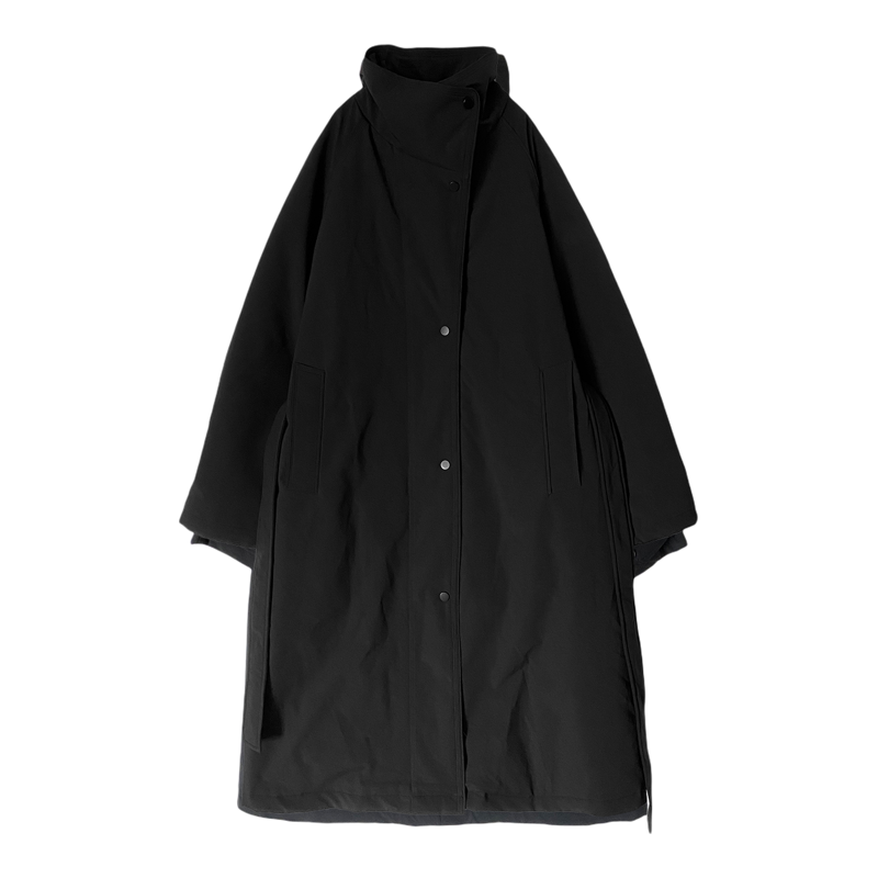 立领风衣羽绒服女25新款系带收腰