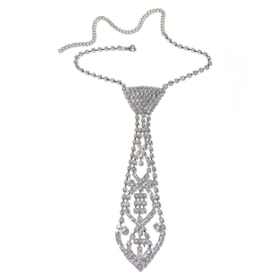 欧美辣妹风镂空领带女小众设计感choker颈圈长款气质重工网红配饰