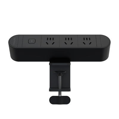 飞利浦桌夹式桌面插座办公室插排带usb电源排插接线板30W定做