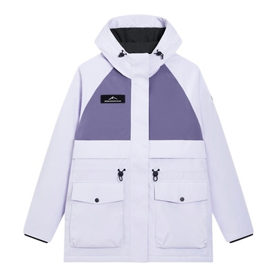 特步羽绒服女士2025冬款运动上衣