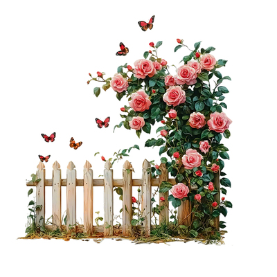 门边窗边墙壁装饰布置贴纸植物